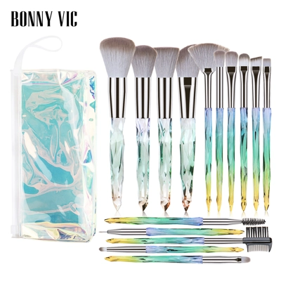 15 pcs Makeup Brushes