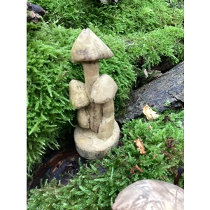 Cap cluster: mushroom sculpture