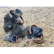 Terra Tortum: copper coil bracelet