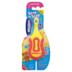 WISDOM STEP BY STEP TOOTHBRUSH SUPERSOFT 0-2 YEARS