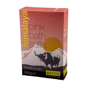 NAVITA HIMALAYA PINK BATH SALTS 500G