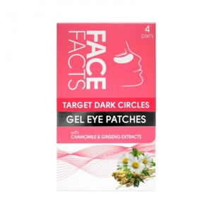 FACE FACTS GEL EYE PATCHES 4PK TARGET DARK CIRCLES