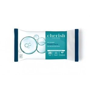 CHERISH CLEANSING FACIAL WIPES 25'S FRESH PORE