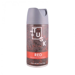 TUSK DEODRANT BODY SPRAY 150ML RED