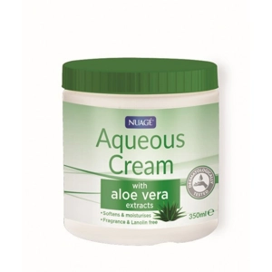 NUAGE AQUEOUS CREAM 350ML ALOE VERA