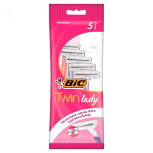 BIC DISPOSABLE RAZORS TWIN LADY 5'S