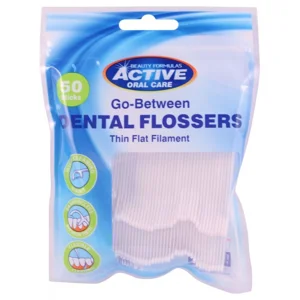 ACTIVE GO BETWEEN DENTAL FLOSSERS 50'S