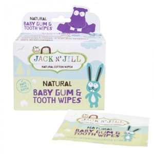 JACK 'N' JILL NATURAL BABY GUM & TOOTH WIPES 25'S