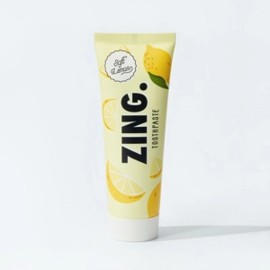 ZING ENAMEL WHITENING TOOTHPASTE 75ML SOFT LEMON