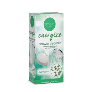 ELYSIUM SPA OIL SHOWER STEAMER 3'S - ENERGIZE (EUCALYPTUS)