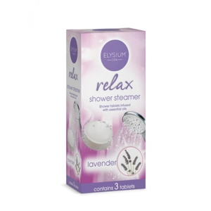 ELYSIUM SPA OIL SHOWER STEAMER 3'S - RELAX (LAVENDER)