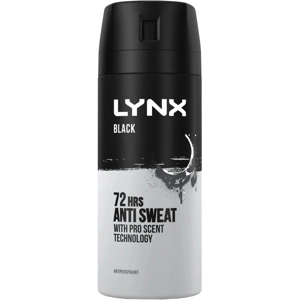 LYNX ANTI-PERSPIRANT SPRAY 150ML BLACK