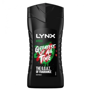 LYNX BODY WASH 225ML AFRICA
