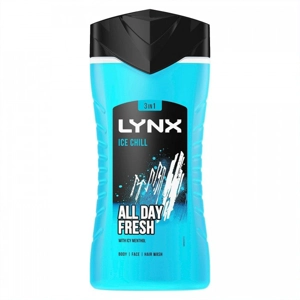 LYNX BODY WASH 225ML ICE CHILL