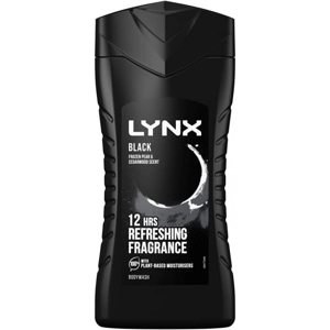 LYNX BODY WASH 225ML BLACK