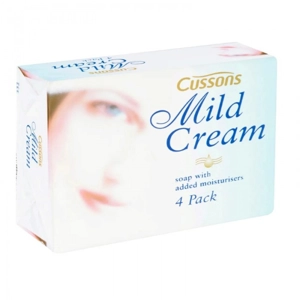 CUSSONS BAR SOAP 85G 4PK MILD CREAM