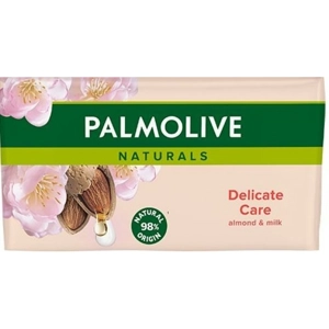 PALMOLIVE NATURALS BAR SOAP 90G 4PK DELICATE ALMOND & MILK (WHITE)
