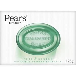PEARS BAR SOAP 125G WITH LEMON FLOWER EXTRACT (GREEN)