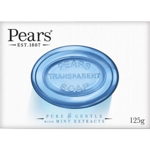 PEARS BAR SOAP 125G WITH MINT EXTRACT (BLUE)