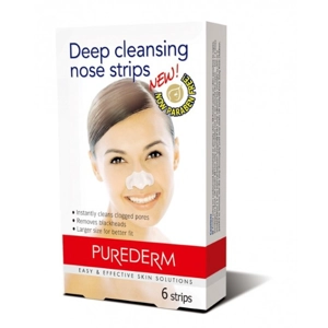PUREDERM DEEP CLEANSING NOSE STRIPS 6'S