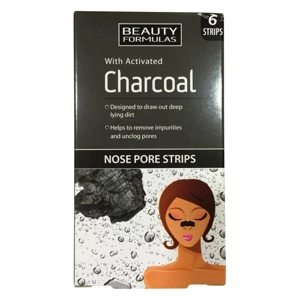 BF CHARCOAL NOSE PORE STRIPS 6'S
