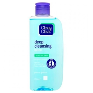 CLEAN & CLEAR DEEP CLEANSING LOTION SENSITIVE SKIN 200ML
