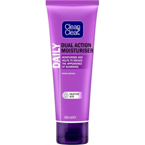 CLEAN & CLEAR DAILY DUAL ACTION MOISTURISER 100ML