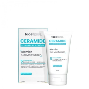 FACE FACTS CERAMIDE BLEMISH GEL MOISTURISER 50ML