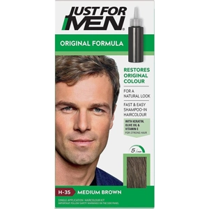 JUST FOR MEN HAIR COLOUR MEDIUM BROWN H35