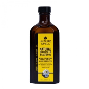 NATURE SPELL NATURAL HAIR & BODY OIL 150ML BLACK SEED & CASTOR