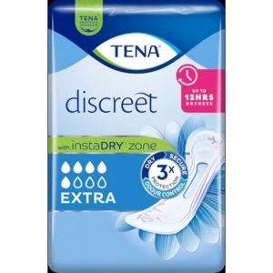 TENA LADY DISCREET INCONTINENCE PADS EXTRA 10'S
