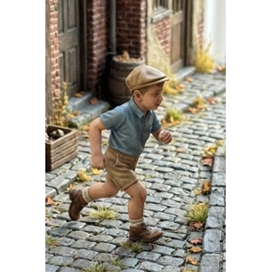 Boy Running Figure 16mm Scale