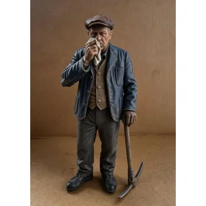 Platelayer With Pick Axe Figure 16mm Scale