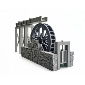 Water Wheel Kit G Scale & LGB