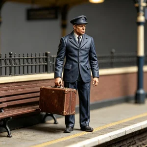 Luggage Porter Figure 16mm Scale