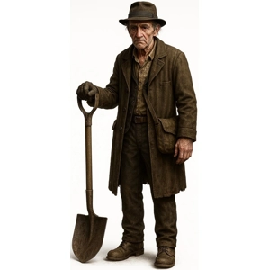 Grave Digger Figure 16mm Scale