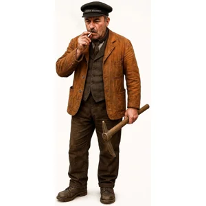 Platelayer Smoking Figure G Scale & LGB
