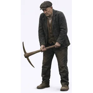 Platelayer With Pick Axe V2 Figure G Scale & LGB