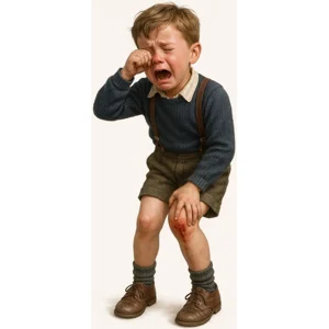 Boy Crying Figure 16mm Scale