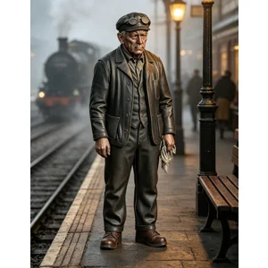 Steam Engine Driver Figure G Scale & LGB