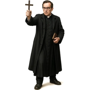 Priest Figure 16mm Scale