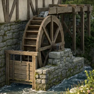 Water Wheel Kit 16mm Scale