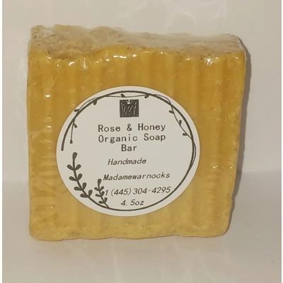 Rose & Honey Organic soap bar