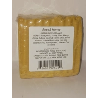 Rose & Honey Organic soap bar