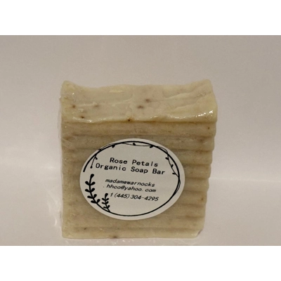 4.5oz Rose petal Organic soap bar