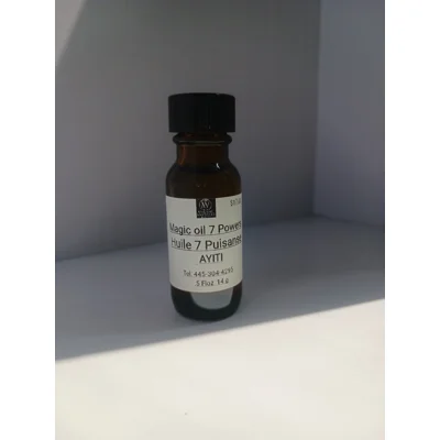 7 powers hot Magic oil  / Lwil 7 Puisanse Cho/ Lwil Baka