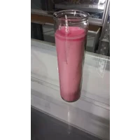 1 8" Prayer Candle Jar Pink