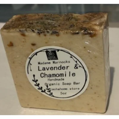 5oz Lavender Chamomile Spiritual Organic soap bar, Purification, Sleep.Money, Love,Protection