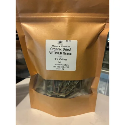 14 Vetiver Grass Haiti Organic /Fey Vetiver