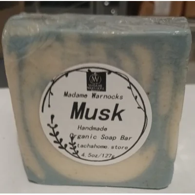 4.5oz Musk Organic Soap Bar